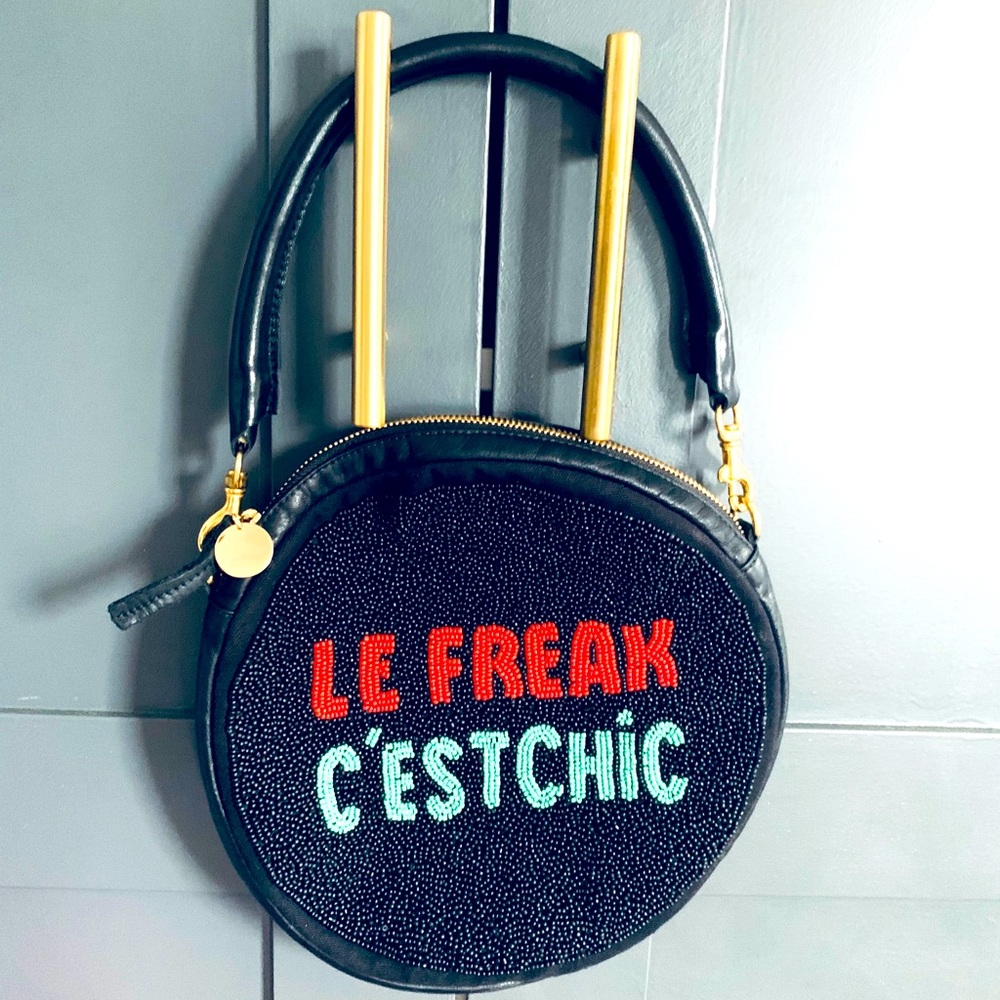 RARE* Clare V “Le Freak C’est Chic” circle bag